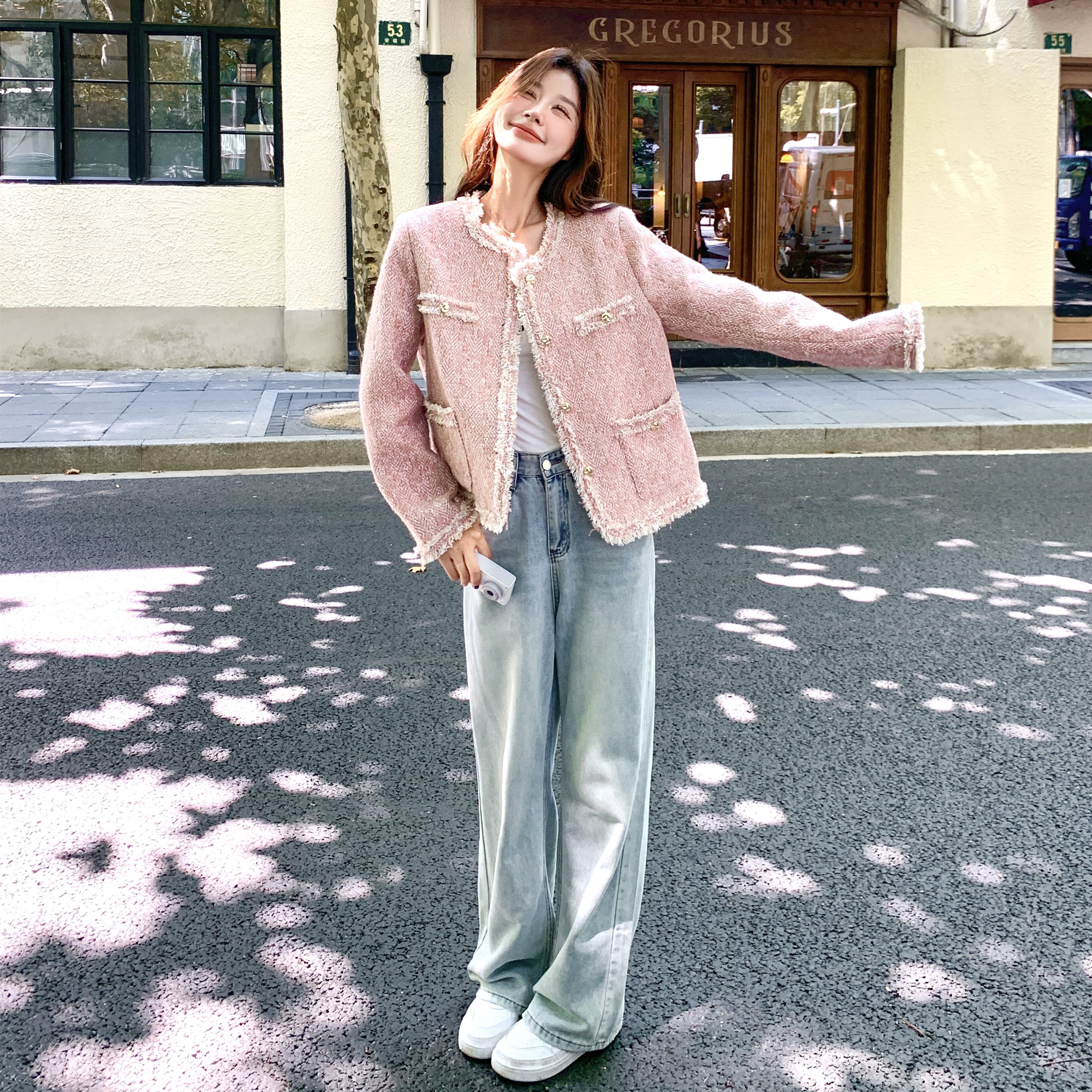 【档口有货】香风流苏外套2c079-9227-p165-k228,女装短外套,2C079