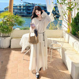 【上新】肌理感裙子背心三件套送腰带2C079-2617-p180-k288，女装套装/套裙，2C079