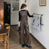 【上新！】皮衣针织三件套2C079-2618-p190-k308，女装套装/套裙，2C079
