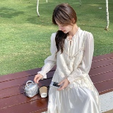 【档口有货】贝壳度假风高品质连衣裙两件套079-2523-P185-k268，女装连衣裙，2C079