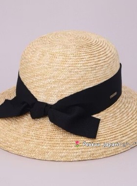 57.5cm CA4LA AMAND4 SHK01216 麦草硬顶防晒遮阳草帽 法式