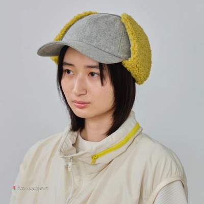 57～59cm OVERRIDE MELTON EARFLAP 6P CAP 254090204 秋冬鸭舌帽