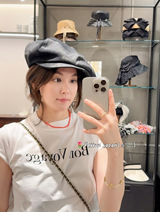 复古百搭拼色格纹云朵帽 59cm HANS CAM11009 鸭舌帽 CA4LA