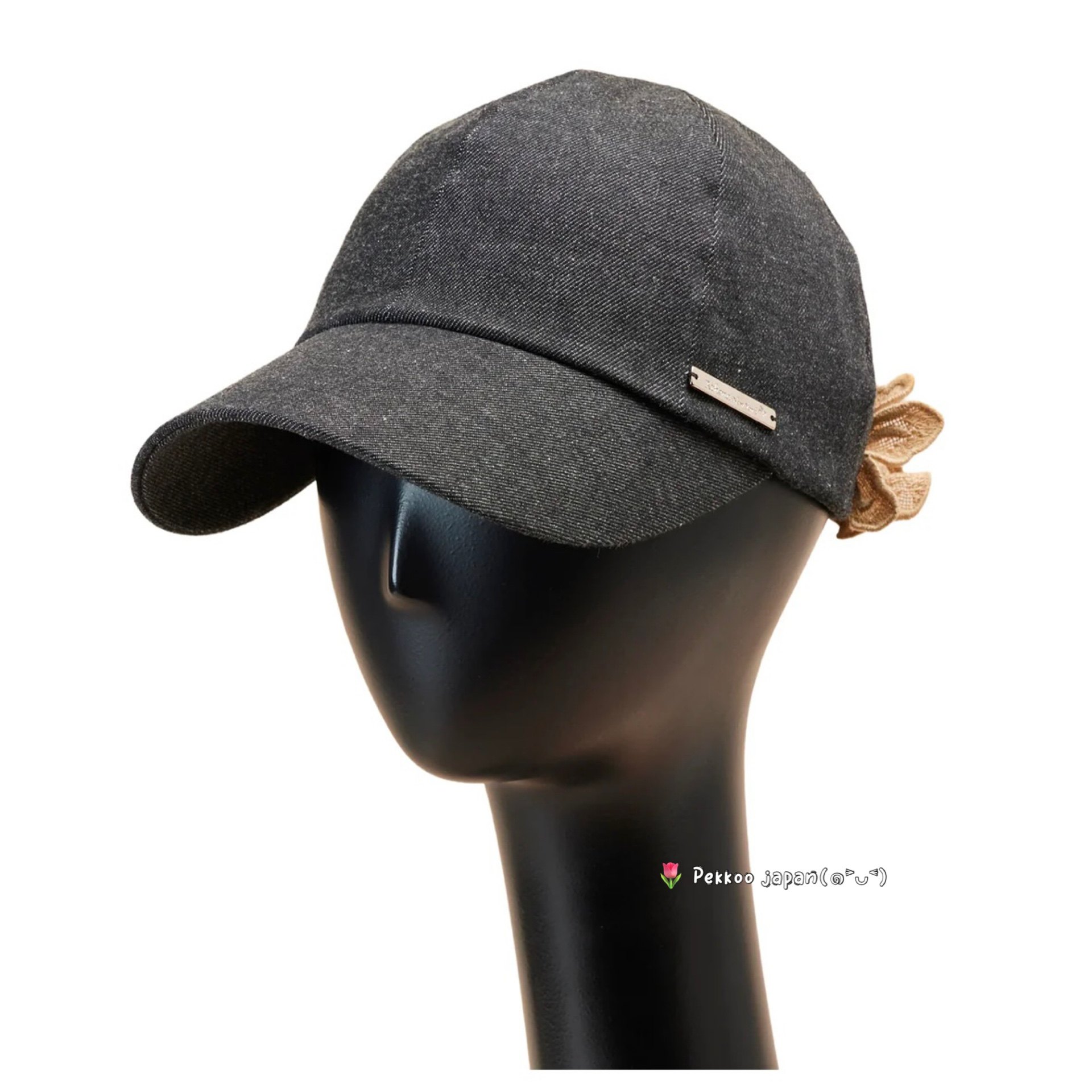 57cm Athena New York Aliciac uv防晒 后蕾丝装饰鸭舌帽 棒球帽