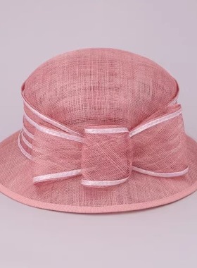 57.5cm CA4LA CMP00094 14099 镂空设计 蝴蝶结草编礼帽 意大利制