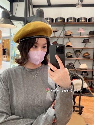 CA4LAZKN02424羊毛贝雷帽