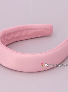 CA4LA SATIN PADDED HEADBAND JEO00585 简约纯色 缎面软垫发箍