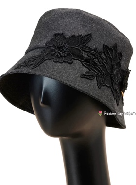 uv防晒吸汗57cm Athena New York Greta Butterfly日系蕾丝渔夫帽