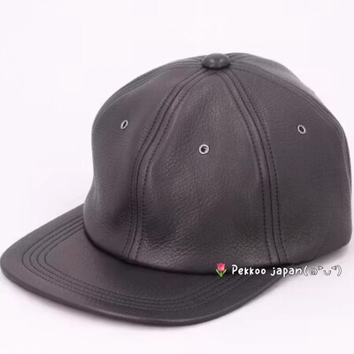 56~60cm CA4LA W COW LEATHER CAP ZKN02609 牛皮棒球帽 鸭舌帽