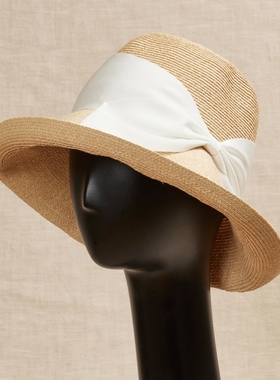 分码 Athena new york Risako 拉菲草防晒草帽 UVCUT蝴蝶结丝带