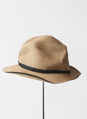 57.5cm mature ha MBOX-105SW 6.5cm帽檐 春夏 编织草帽遮阳帽