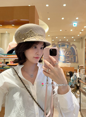 57.5cm Athena New York 2023秋冬Hazel 休闲保暖 鸭舌帽棒球帽