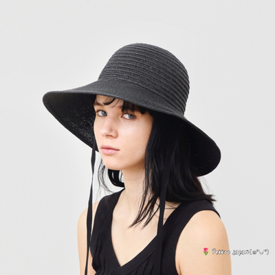 57.5cm mature ha. MAS26-69 百搭亚麻拉菲草编织帽 宽檐显脸小