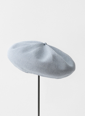 57.5-59cm mature ha top gather big silk 针织贝雷帽 MAS23-20