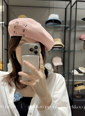 58cm CA4LA ZKN02538 MERET 春夏 针织贝雷帽大版型金属挂钩