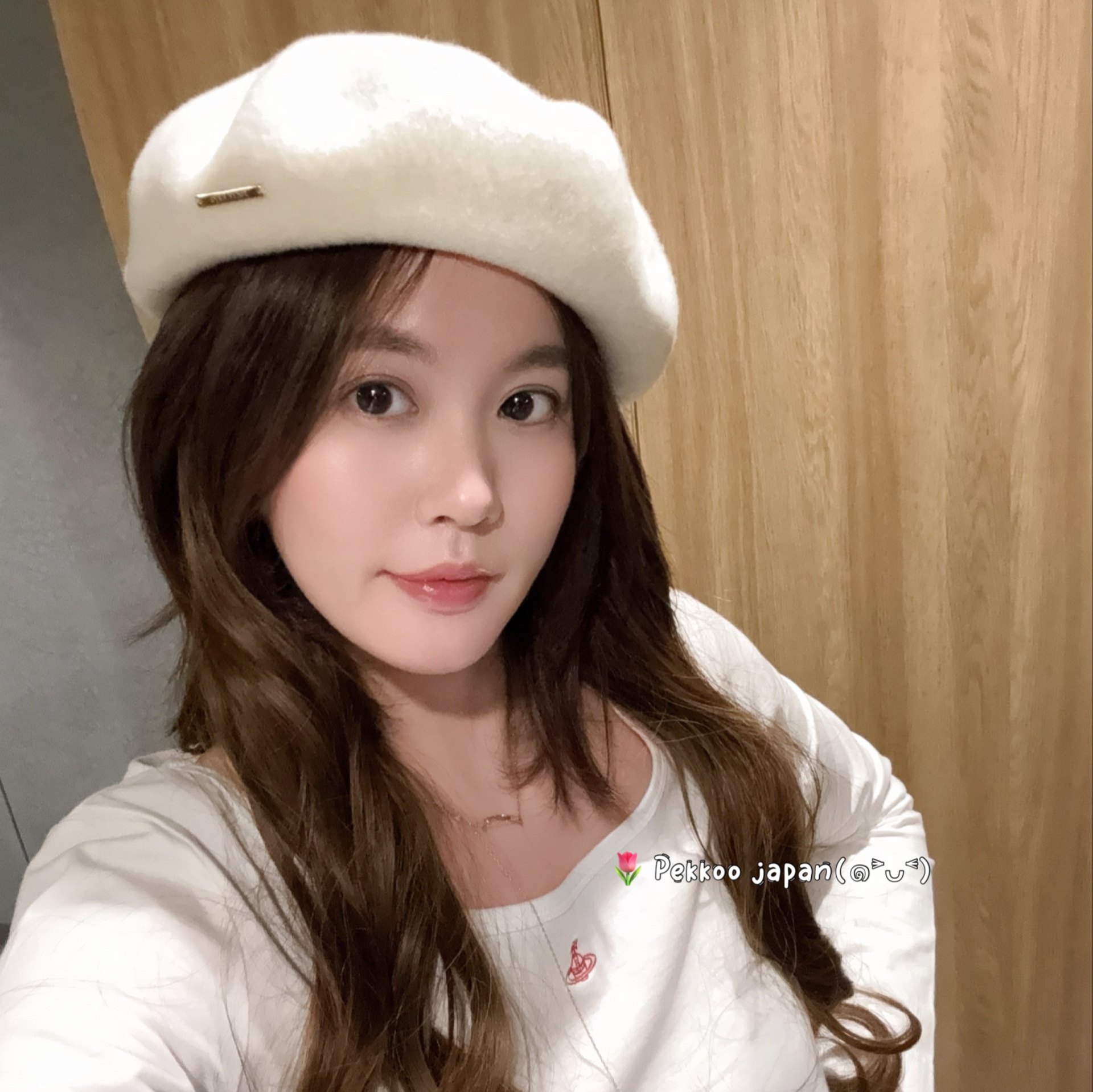 maisonkaya时尚简约羊毛贝雷帽