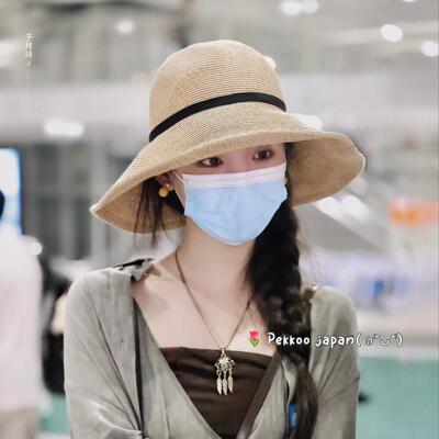 sucrekaya防晒遮阳草帽春夏