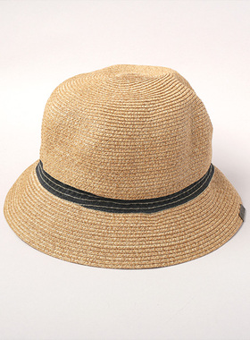 59cm CA4LA TAM02607 ABACA 春夏 百搭褶皱渔夫草帽 可水洗