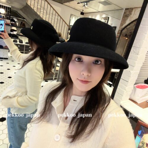 58cm CA4LA KTZ02735 CF POPPINS3  优雅甜美蝴蝶结 春夏草编礼帽