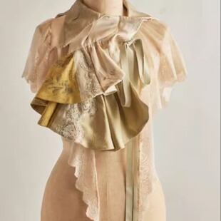 花朵刺绣 CIRQUTURE CIQ253 精美蕾丝披肩 优雅气质 高定手工款