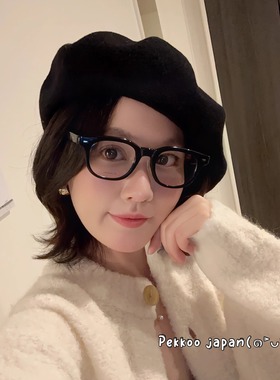 国现58cm Maison kaya 超大版型 羊毛贝雷帽 奶fufu秋冬日本百搭