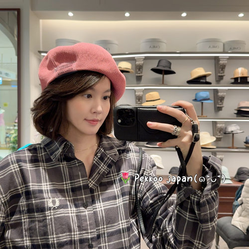 CA4LA薄款贝雷帽春夏透气