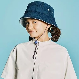 可手洗 UV防晒 54cm CA4LA TAM02693 PILE PAIL 儿童毛绒渔夫帽