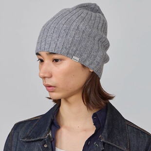 BEANIE 59cm 羊绒冷帽针织帽 KNIT CASHMERE override 244090199