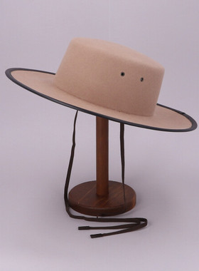 57cm CA4LA CAM80027 ABBEY 秋冬平檐羊毛礼帽 日本制