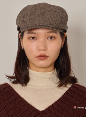 分码 arth Co Tweed Hunting 253021011 百搭 粗花呢纯棉狩猎帽