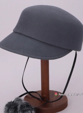 57.5cm CA4LA KTZ02736 HUMBERT.CORD 秋冬百搭 羊毛优雅鸭舌帽