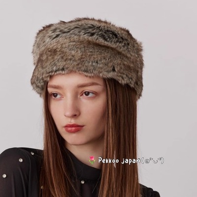 57.5cm Chapeau d' O 254060224优雅天鹅绒蝴蝶结 时尚秋冬雷锋帽