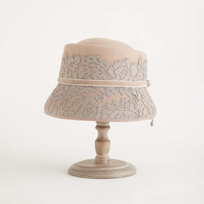 CIRQUTURE浪漫优雅蕾丝渔夫帽