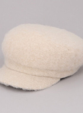 59cm CA4LA ZKN02545 ALPACA 羊驼毛 秋冬保暖报童帽鸭舌帽