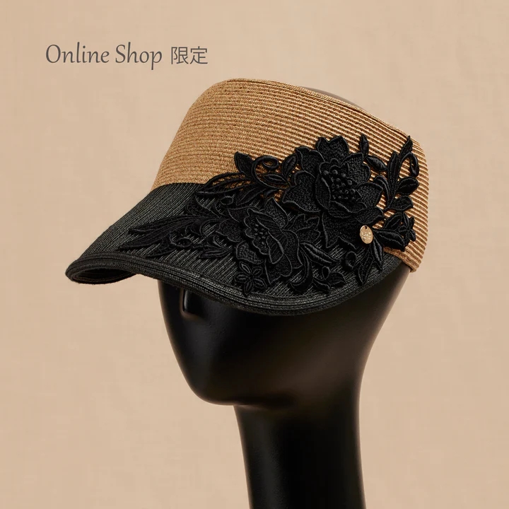 athenanewyork刺绣遮阳帽