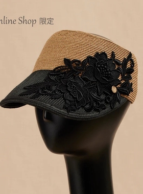 uv防晒 Athena New York Amelia 春夏 刺绣蕾丝花边遮阳空顶帽