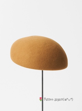 57.5cm mature ha MFEL-1106新款日式复古木质 纯羊毛 保暖贝雷帽