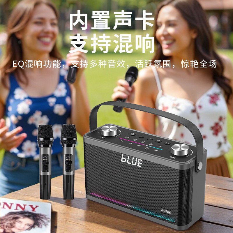 夏新户外直播手提音箱唱歌k歌重