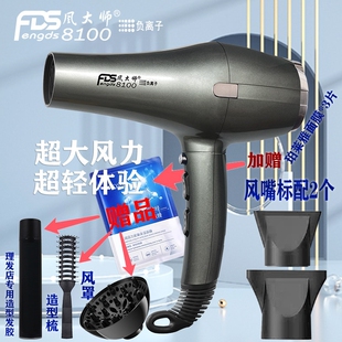 风大师8100诺德仕8100吹风机负离筒电吹风子大功率电风机电风