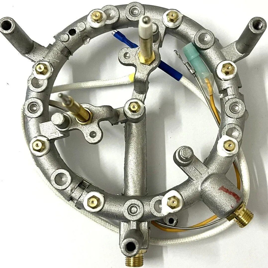 九腔猛火灶燃气灶喷嘴改天然气液化气灶具配件铜风门咀气嘴套装