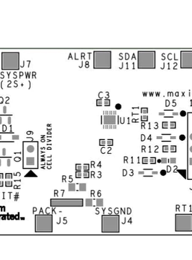MAX17261XEVKIT#  电源管理IC开发工具 MAX17261 EVKIT for WLP M