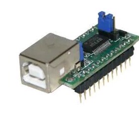 UM245R  界面开发工具 USB to Parallel FIFO Dev Mod for FT245R