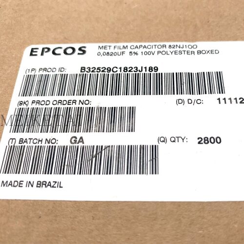 B32529C1823J189 0.082uf  82nJ100v 薄膜电容5mm EPCOS 西门子