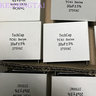 全新原装现货TechCap  Series TC61 275V20UF  4脚薄膜无极电容