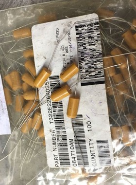 T322E226K035AT 直插钽质电容器  T322 35V22uF 10%美国基美Kemet