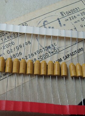 173D226X0015X   173D 15V22UF Vishay / Sprague思碧 轴向钽电容