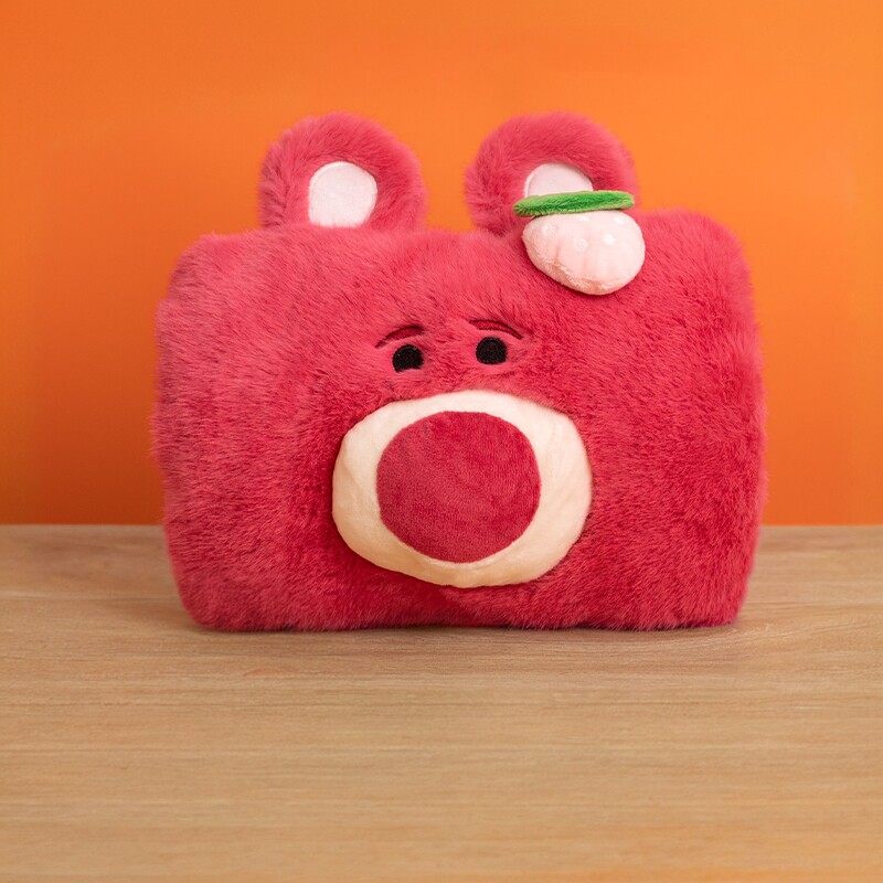 草莓熊热水袋可爱暖肚子神器宿舍充电暖宝国标安全防爆暖手电暖宝