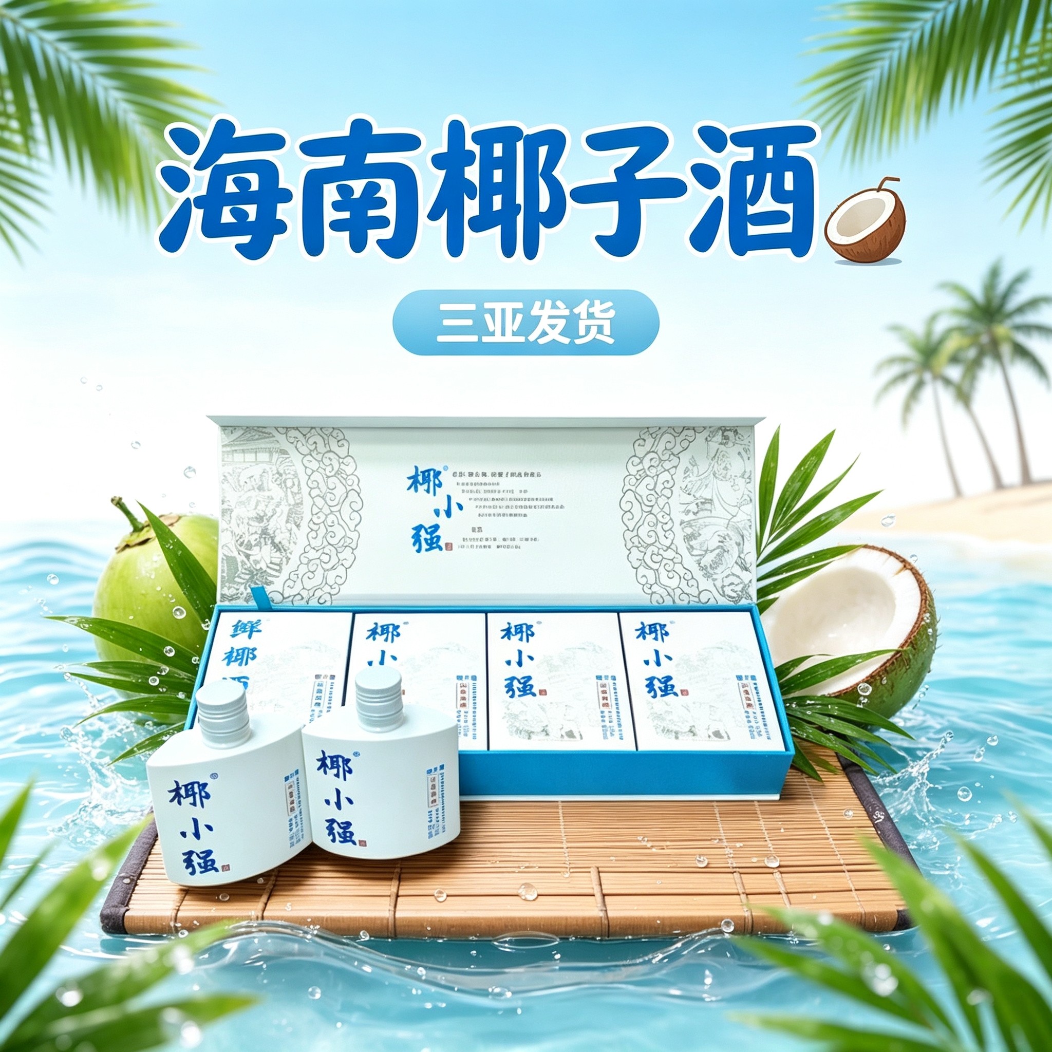 海南椰子酒鲜椰发酵纯酿酒椰子酒