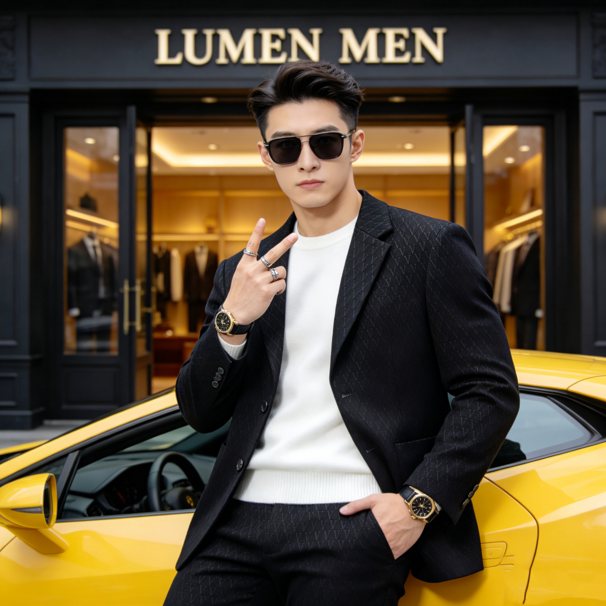 2026秋季新品便装西服外套欧货潮牌高端提花刺骨修身时尚休闲单西