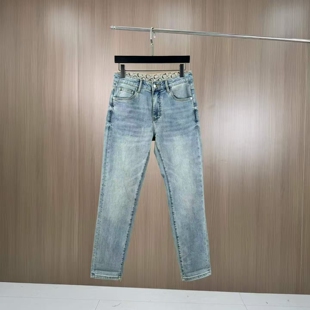 欧货高端弹力修身 库志潮牌牛仔裤 男2026春夏季 新品 休闲百搭 时尚